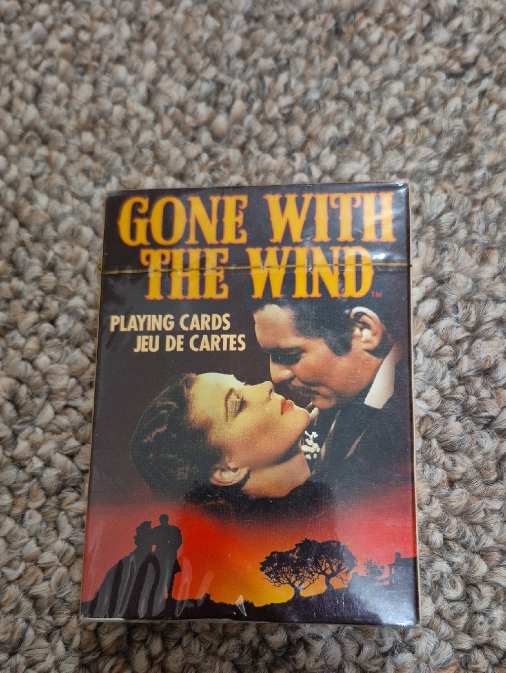 Gone With The Wind Playing Cards - Vintage Movie Design Sealed In Package